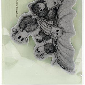Stampendous HMCR109 Cling Stamp Paper Bag Masks