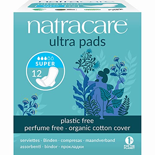 Natracare Organic Cotton Ultra Pads 12 Super Flow