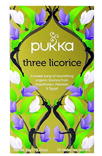 Pukka Herbs Three Licorice Herbal Tea 20bag X 5 (Pack of 5)