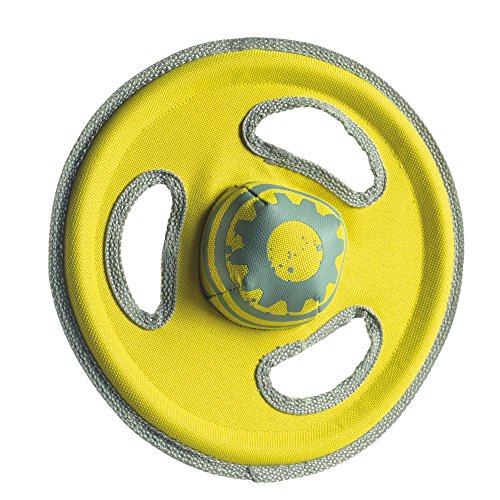 Dog Toy Swimming Tuff Orbit, 24 Cm Grey-Yellow  Pack Of 3 | Hunter