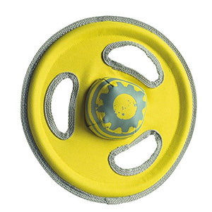 Dog Toy Swimming Tuff Orbit, 24 Cm Grey-Yellow  Pack Of 3 | Hunter