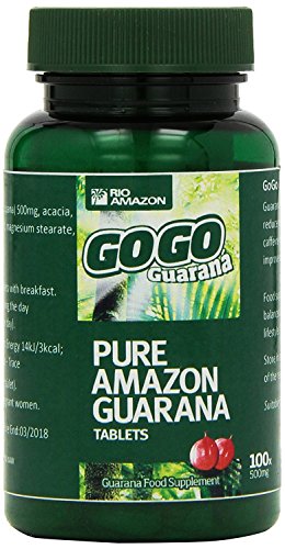 Rio Amazon GoGo Guarana Tabs 500mg 100 tablet X 2 (Pack of 2)
