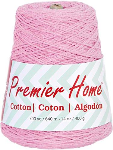 Premier Yarns 1033-06 Home Cotton Yarn-Solid Cone-Pastel Pink