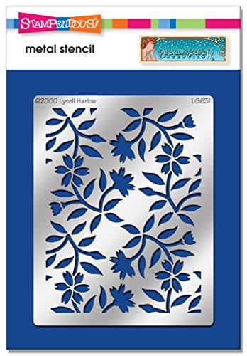 Stampendous DWLG631 Floral Background Dreamweaver Stencil