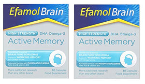 Efamol Efalex Active Memory 30 capsule X 2 (Pack of 2)