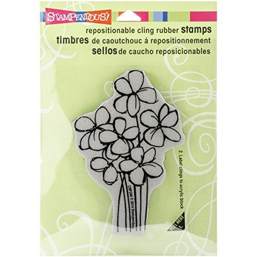 Stampendous Cling Rubber Stamp, Blossom Bunch Rubber Stamp