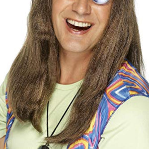 Smiffys Neil Hippy Wig - Brown