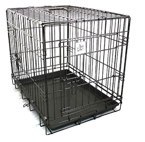 Medium Double Door Crate - Black (Case Of 1 ) | James & Steel