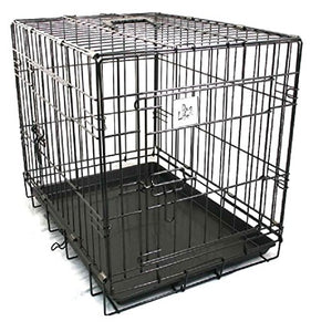 Large Double Door Crate - Black (Case Of 1 ) | James & Steel