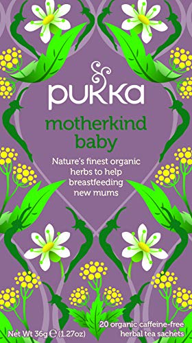 Pukka Herbal Ayurveda Organic Motherkind Baby Herbal Tea 20 Tea Sachets