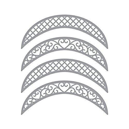 Spellbinders Shapeabilities Lunette Arched Borders Chantilly Paper Lace Etched/Wafer Thin Dies