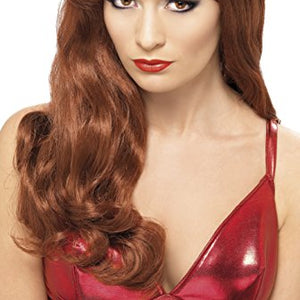 Smiffys Silver Screen Sensation Wig - Auburn