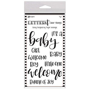 Ranger Baby Letter It Clear Stamp Set 4"X6"