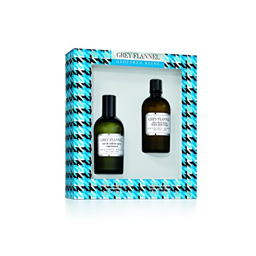 Geoffrey Beene Grey Flannel - 2Pc Gift Set 4oz Edt Splash, 4oz After Shave Lotion2 Stück