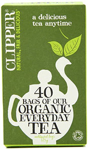 CLIPPER Organic Everyday Teabags 40bags (PACK OF 1)