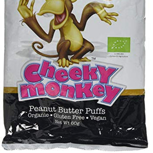 Cheeky Monkey | Organic Peanut Butter Puffs | 1 x 60g