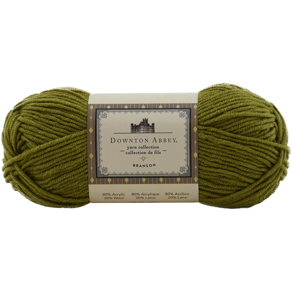 Premier Yarns DA4002-03 Downton Abbey Branson Yarn, Lichen Green
