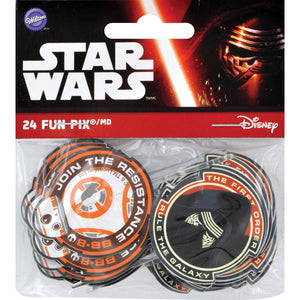 Wilton Fun Pix 24/Pkg-Star Wars