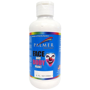 Palmer 56022-6 Face & Body Paint, 8 oz, White