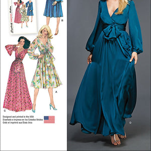 Simplicity Patterns Misses' Vintage 1970's Dresses' Size: H5 (6-8-10-12-14), 8013