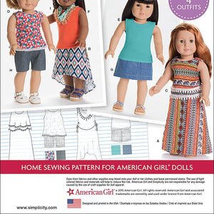 Simplicity Patterns American Girl Doll Clothes for 18 Inch Doll Size: Os (One Size), 8040