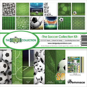 Reminisce TSOC-200 Soccer Collection Kit, 12" by 12", Multicolor