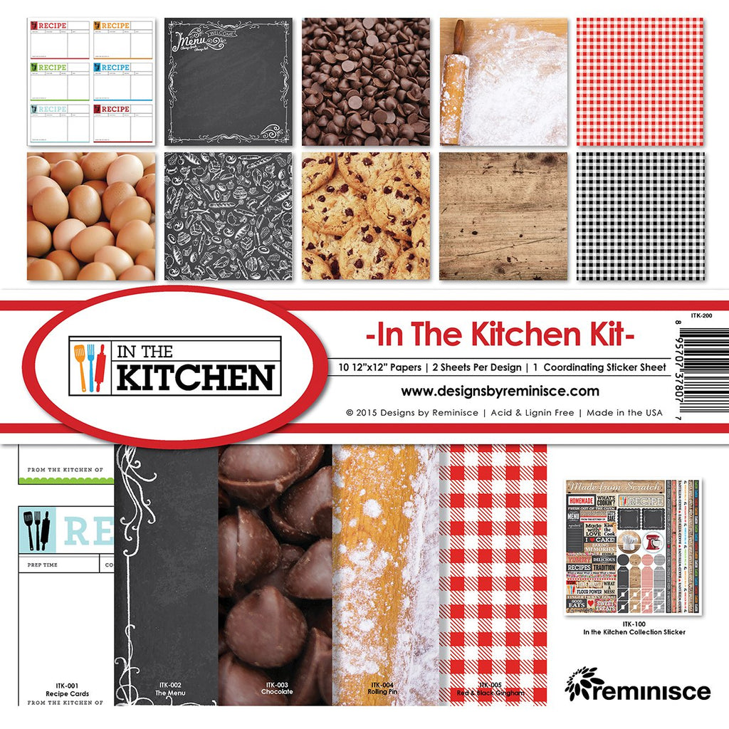 Reminisce ITK-200 In the Kitchen Collection Kit, 12" by 12", Multicolor