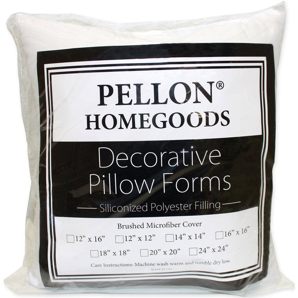 Pellon PPI14x14 Decorative Pillow Form, 14" by 14", White