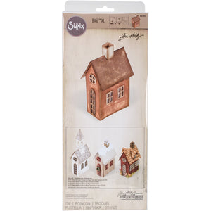 Sizzix 661205 Bigz X-Large Village Brownstone by Tim Holtz Die Set