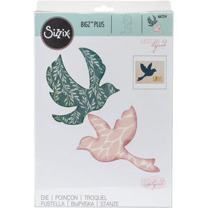 Sizzix 661214 Bigz Plus Die, Birds In Flight by Katelyn Lizardi