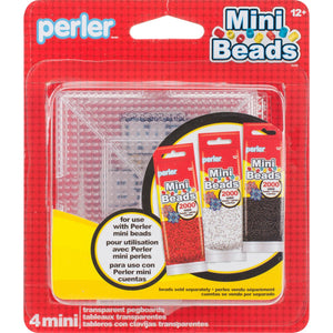 Perler Beads 80-26055 Mini Bead Pegboards (4 Pack)