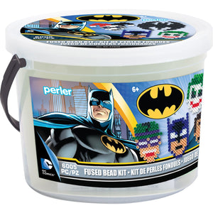 Perler 80-42928 Batman Fused Bead Bucket Kit, Multicolor
