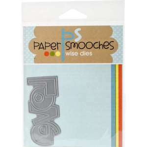 Paper Smooches DED294 Love Word 2 Die, Silver