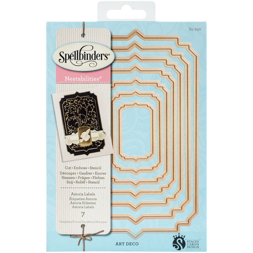 Spellbinders S5-250 Nestabilities Astoria Labels