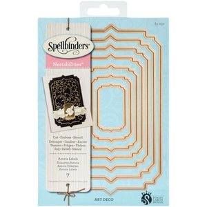 Spellbinders S5-250 Nestabilities Astoria Labels