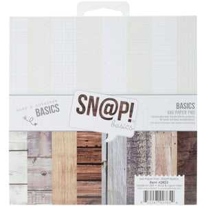 Simple Stories 2853 Snap Color Vibe Basics Paper Pad (24 Pack), 6" by 6", Multicolor