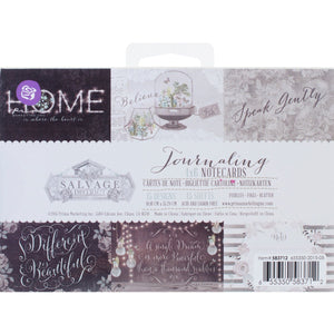 Prima Marketing 583712 Double-Sided Salvage District Journaling Cards (45/Pack), 4" by 6", Multicolor