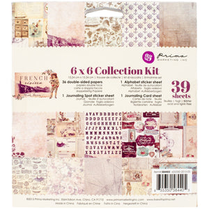 Prima Marketing 584405 French Riviera Collection Kit, 6" by 6", Multicolor