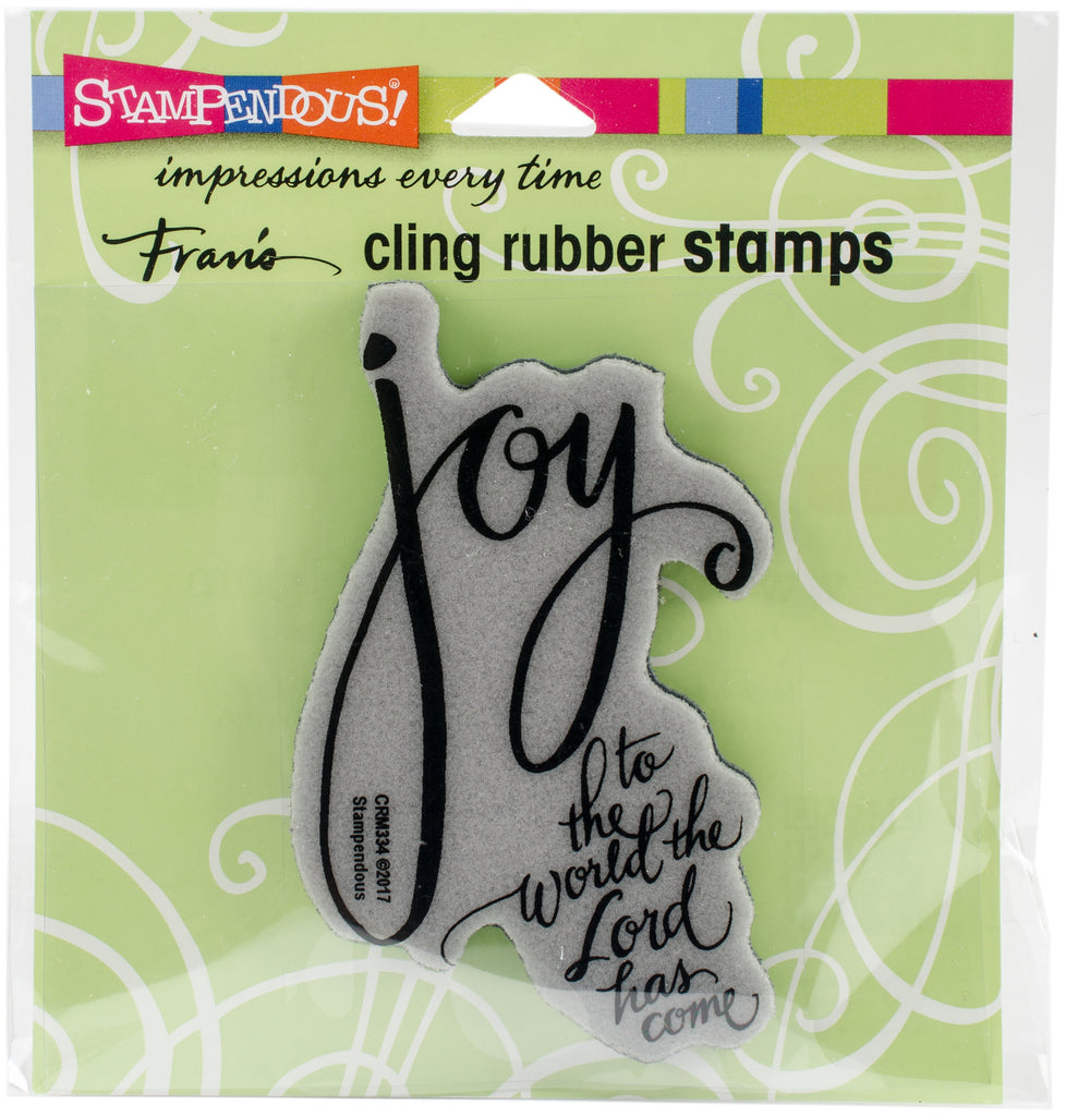 Stampendous Joy Has Come Cling Rubber Stamp