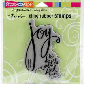 Stampendous Joy Has Come Cling Rubber Stamp