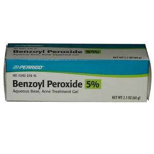 Perrigo Benzoyl Peroxide 5% Acne Treatment Gel Tube - 2.1 oz