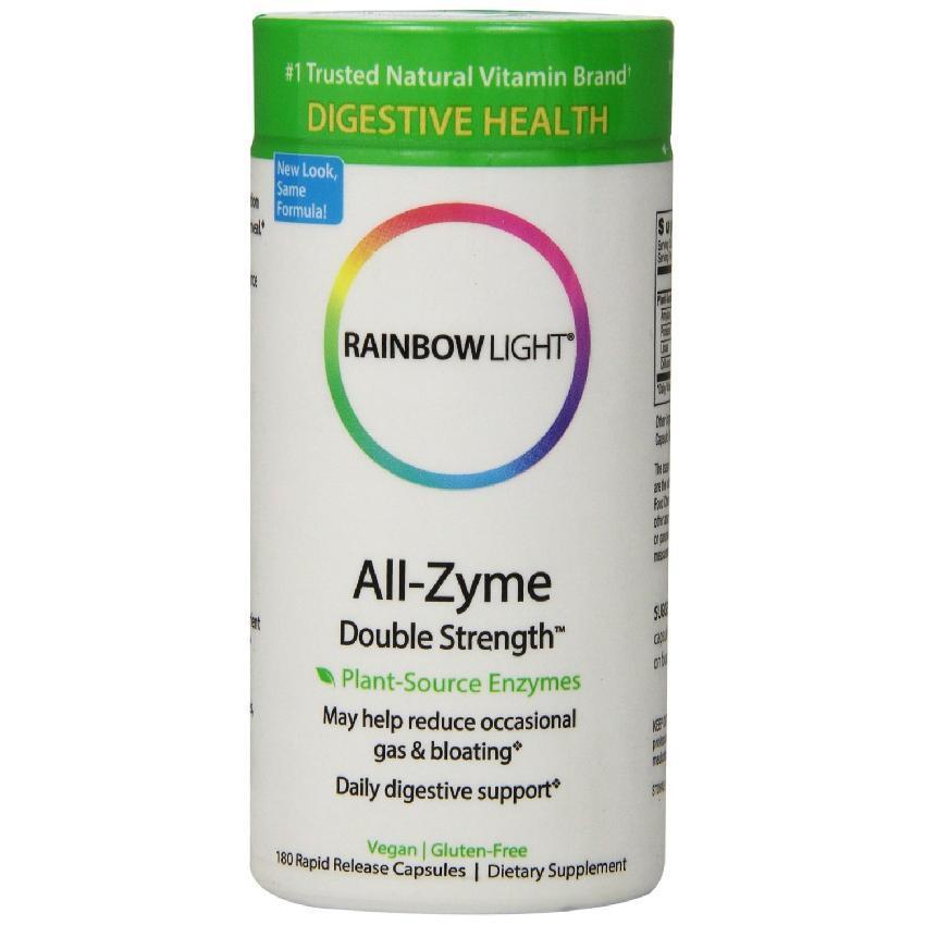 Rainbow Light - All-Zyme Double Strength - 180 Vegetarian Capsules