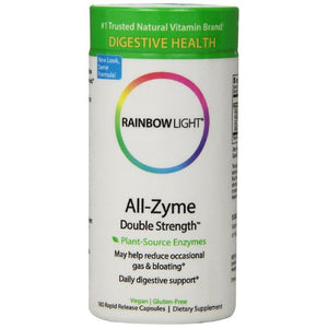 Rainbow Light - All-Zyme Double Strength - 180 Vegetarian Capsules
