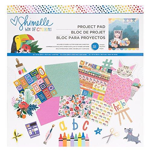 Shimelle 346607 Project Pad Paper, Multicolor