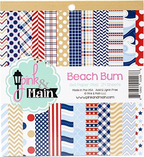 Pink & Main Double-sided Paper Pad, Multi-colour, 14.98 x 16.25 x 1.01cm