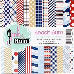 Pink & Main Double-sided Paper Pad, Multi-colour, 14.98 x 16.25 x 1.01cm