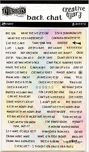Ranger Dye58564 Dyan Reaveley'S Dylusions Creative Dyary Back Chat Stickers-