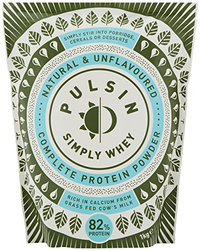 Pulsin' Unflavoured Whey Concentrate Protein Powder 1kg