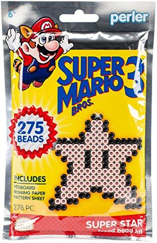 Perler Fused Bead Trial Kit-super Mario Bros. 3 Super Star