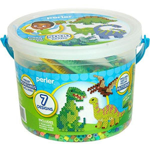 Perler Beads Fused Beads Perler Dinosaur Activity Bucket